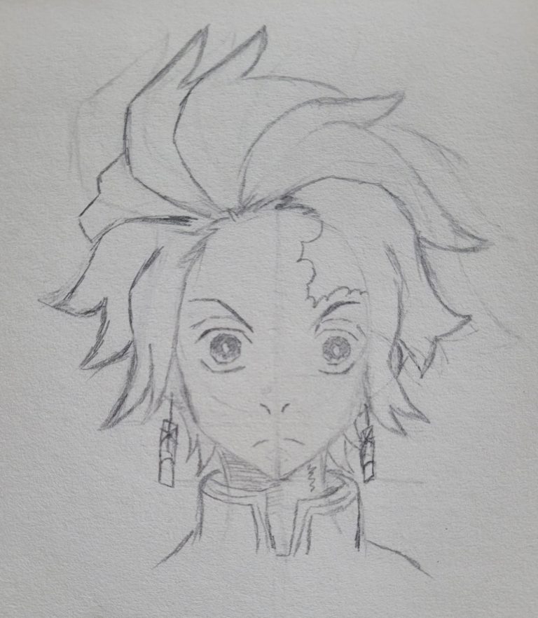 Lissa-visage-tanjiro-scaled élève de Cours de Manga